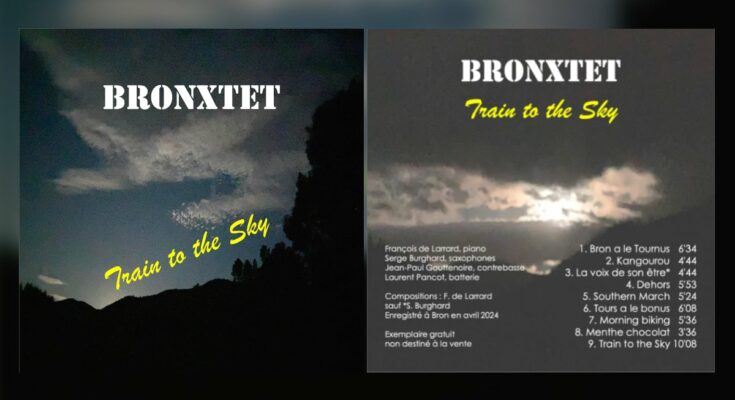 Jaquette du CD Train to the Sky, de Bronxtet (2024)